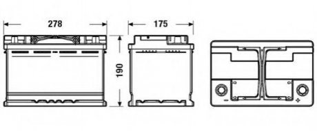 Аккумулятор TOYOTA 288000Y080 (фото 1)