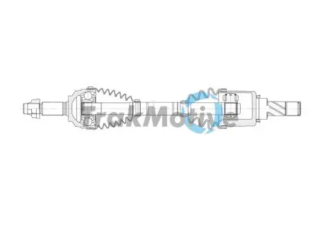 Напение передн. левая CLIO IV (BH) 1.2 16V 12-21 Trakmotive 30-2066