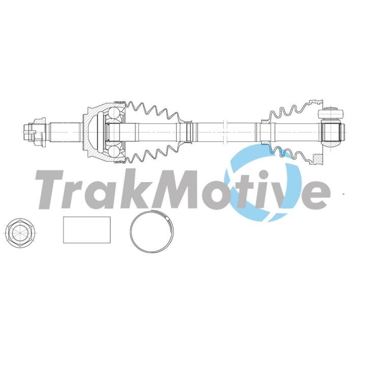 Напивная передняя правая FIORINO 1.3 D Multijet 09- Trakmotive 30-2146 (фото 1)