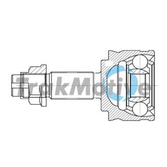 Кол-во ШРУС PANDA VAN 1.2 LPG 12- Trakmotive 40-0954