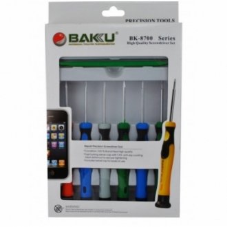 Набор инструментов bakku bk-8700 (для nokia, apple, samsung), blister-box Transkompani 11193