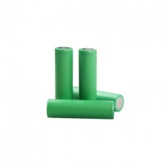Аккумулятор li-ion 18650 sony us18650v3, 2250mah, 10a, 4.2/3.7/2.5v, цена за шт, green Transkompani 13088 (фото 1)