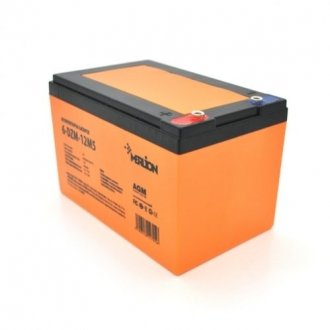 Тягова акумуляторна батарея agm merlion 6-dzm-12, 12v 12ah m5 (151х98х101 мм) orange q4 Transkompani 14705 (фото 1)