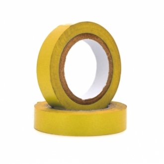 Изолента ninja 0,15мм*15мм*10м (жёлтая), диапазон рабочих температур: вот – 10°с до +80°с, высокое качество!!! 10 шт. цена за упаковку. Transkompani 15150