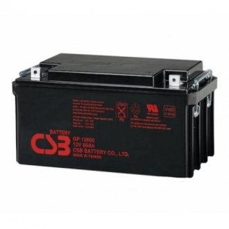 Акумуляторна батарея csb gp12650, 12v 65ah (350х166х174мм), q1 Transkompani 1558 (фото 1)