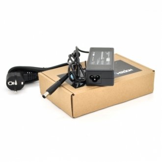 Адаптер питания merlion для ноутбука hp 19v 4.74a (90 вт) штекер 7.4*5.0мм, длина 0,9м + кабель питания Transkompani 164 (фото 1)