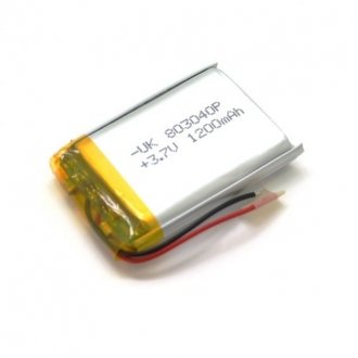 Літій-полімерний акумулятор 8*30*40mm (li-ion 3.7в 1200ма·ч) Transkompani 16536
