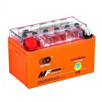 Мотоаккумулятор outdo utx7a-bs gel, 12v 7 ah (150 х 87 х 94), orange, q8 Transkompani 16563