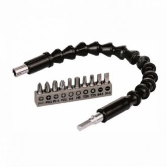 Отверточные насадки 10 in 1 flexible screw tool Transkompani 17965