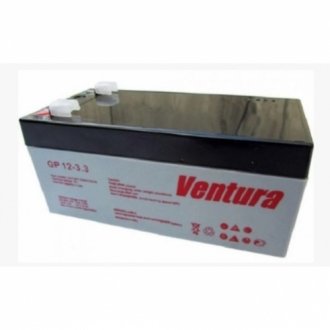 Акумуляторна батарея ventura 12v 3,3ah (178*34*65мм), q10 Transkompani 18021