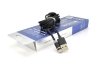 Магнітний кабель pipo usb 2.0/micro, 2m, 2а, тканинне оплетення, броньований, знімач, black, box Transkompani 18165 (фото 1)