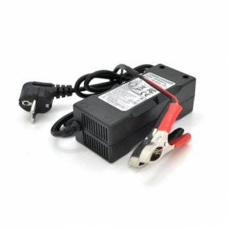 Зарядное устройство для аккумуляторов merlion lifepo4 12v(14,6v)-10a-120w + крокодилы, box Transkompani 18544 (фото 1)