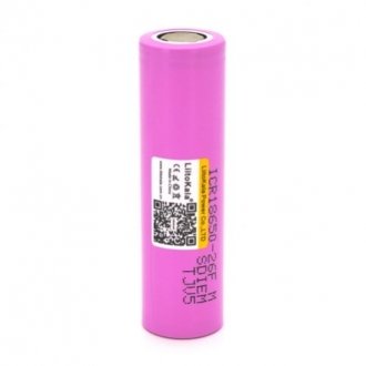 Аккумулятор 18650 li-ion liitokala lii-26fm, 2600mah (2450-2650mah), 3.7v (2.75-4.2v), pink, pvc box Transkompani 18708 (фото 1)