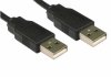 Кабель usb 2.0 ritar am/am, 1.5m, чорний Transkompani 20405 (фото 1)