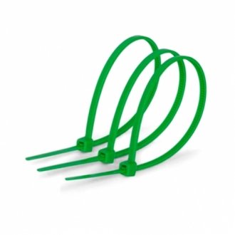 Стяжки нейлон 3х150mm зеленые (1000 шт) Transkompani 21149