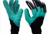 Гумові рукавички для саду та городу garden genie gloves Transkompani 21512 (фото 1)