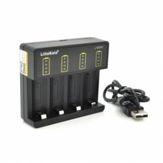 Зарядний пристрій для li-ion акумуляторів liitokala lii-16340 5v 2a, box Transkompani 23378