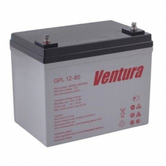 Акумуляторна батарея ventura 12v 80ah (260*169*229мм), q1 Transkompani 23633 (фото 1)