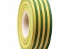 Изолента chnt 0,16мм*18мм*10м (желто-зеленая), 600v, temp: -5°с/+80°с, 10 шт. в уп. стоимость упаковки. Transkompani 24648 (фото 1)