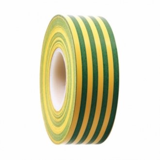 Ізолента chnt 0,16 мм * 18 мм * 10 м (жовто-зелена), 600v, temp: -5 ° с / + 80 ° с, 10 шт. в уп. ціна упаковки. Transkompani 24648