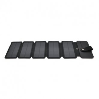 Сонячна панель 5 foldings, black, corton box Transkompani 26933