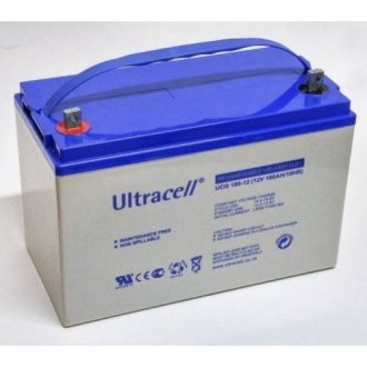 Аккумуляторная батарея ultracell ucg100-12 gel 12v 100 ah (328 x 173 x 232) white q1/48 Transkompani 28065