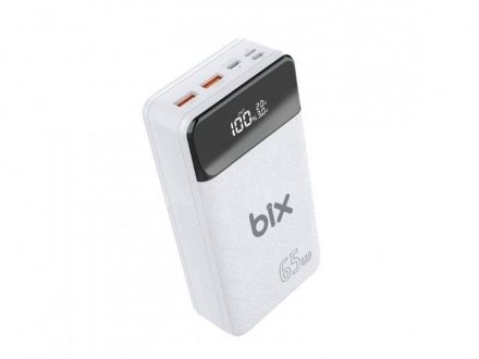 Повербанк Bix PB-301 на 30000мАч 65W с быстрой зарядкой (для ноутбуков) Transkompani 28540