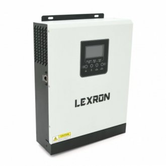 Гибридный инвертор lexron-2400,2400w, 24v, ток заряда 0-50a, 170-280v,mppt (50а, 50 vdc) Transkompani 28936 (фото 1)