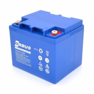 Аккумуляторная батарея orbus en-12-42 gel 12v 42 ah (197 x 165 x 175) 14kg q1/48 Transkompani 29017 (фото 1)
