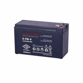 Акумуляторна батарея agm makelsan 6-fm-9, grey case, 12v 9.0ah (151 х 65 х 94 (100) q10 Transkompani 29065 (фото 1)