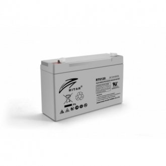 Аккумуляторная батарея agm ritar rt6120a, grey case, 6v 12ah (150 х 50 х 93 (99) q10 Transkompani 2969 (фото 1)