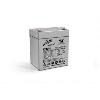 Аккумуляторная батарея agm ritar rt1250, grey case, 12v 5.0ah (90х70х101 (107) q10 Transkompani 2973 (фото 1)