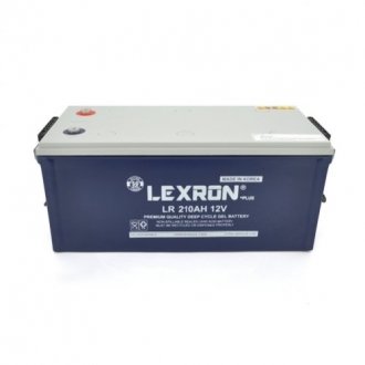 Аккумуляторная батарея lexron lr-dck-12-210 carbon-gel 12v 210 ah deep cycle (522 x 240 x 222) 59.5kg Transkompani 29822