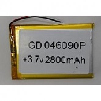 Литий-полимерный аккумулятор 4*60*90mm (li-ion 3.7в 3500ма·ч) Transkompani 3468