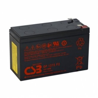 Аккумуляторная батарея csb gp1272f2, 12v 7,2ah (151х65х100мм) 2,4кг q10/420 Transkompani 4408