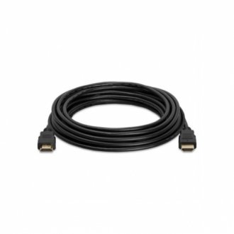 Кабель merlion HDMI-HDMI High Speed 5.0m, v1.4, od-7.5mm, круглий black, конектор black, (пакет) q80 Transkompani 4424