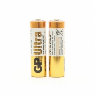 Батарейка gp ultra 15auebc-2s2 лужна aa, 2 шт у вакуумній упаковці, ціна за упаковку Transkompani 4617