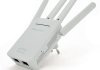 Усилитель wifi сигнала с 4-мя встроенными антеннами lv-wr09, питание 220v, 300mbps, ieee 802.11g/n, 2.4-2.4835ghz, box Transkompani 484 (фото 1)