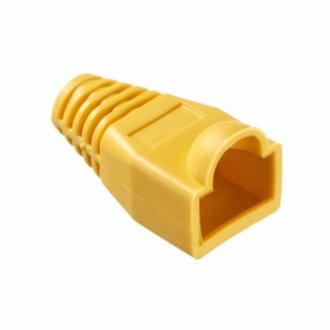 Ковпачок ізолюючий merlion rj-45 yellow (100 шт/уп.) Transkompani 5359 (фото 1)