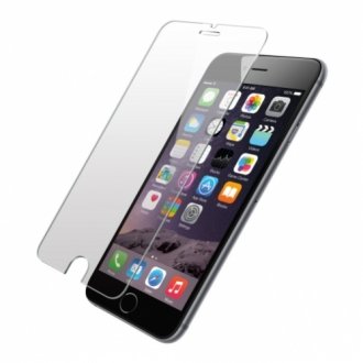 Защитное стекло на экране прозрачное для iPhone 6+ (в пакете без салфеток) Transkompani 5832