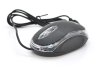 Миша usb merlion ms-zero, довжина кабелю 115см, 2 кнопки + scroll, (98х60х36 мм), black, q200 Transkompani 5871 (фото 1)