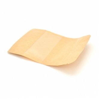 Пакеты из крафт-бумага с замком zip-lock 100*150mm (100шт) для пищевых продуктов. Transkompani 6710