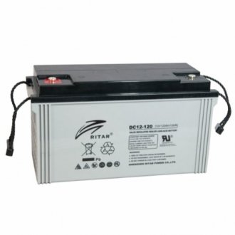 Аккумуляторная батарея agm ritar dc12-120, grey case, 12v 120ah (407 x 177 x 225) q1/30 Transkompani 8224