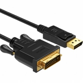 Конвертер display port (тато) на dvi24+1(тато) 1.8m (пакет) Transkompani 8347 (фото 1)