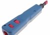 Инструмент ht-914b профессиональный для заделки кабеля в модули, патч панели, розетки и боксы с ножами типа 110&bk, Transkompani 9078 (фото 1)