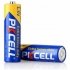 Батарейка солевая pkcell 1.5v aa/r6, 2 штуки в блистере цена за блистер, q12 Transkompani 9307 (фото 1)