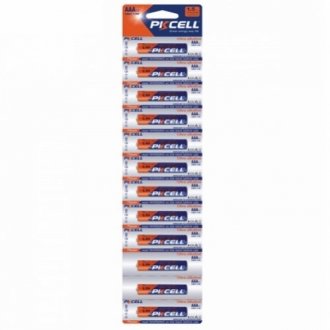 Батарейка сольова pkcell 1.5v aaa/r03, 12 штук у блістері ціна за блістер, q10/60 Transkompani 9315