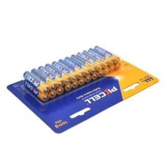 Батарейка солевая pkcell 1.5v aaa/r03, 24 штуки в блистере цена за блистер, q12 Transkompani 9316 (фото 1)