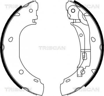 Комплект тормозных колодок TRISCAN 810010007