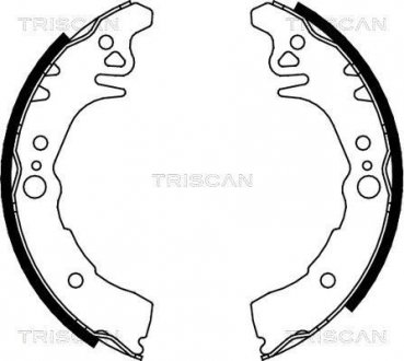 Комплект тормозных колодок TRISCAN 810010026